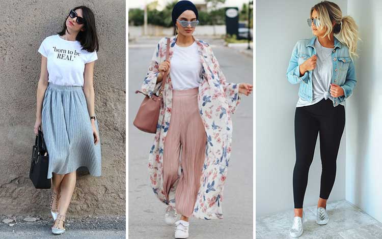 Tips Mix and Mach Kaos Polos untuk Tampil Fashionable