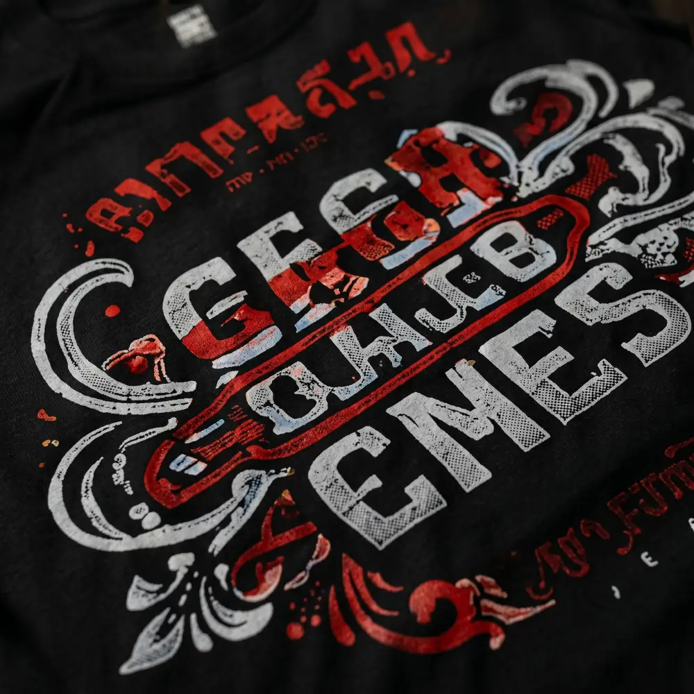 Detail hasil sablon manual
