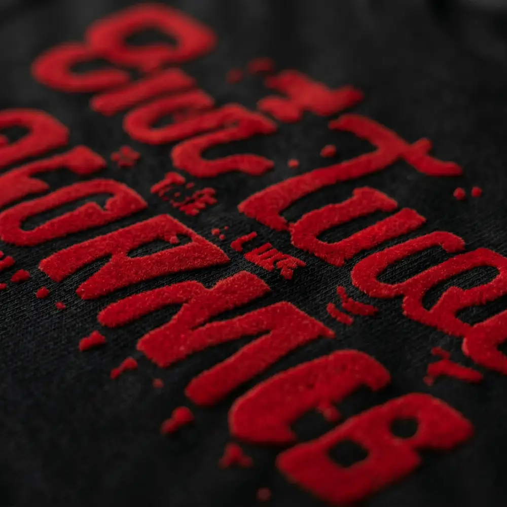 Sablon flocking