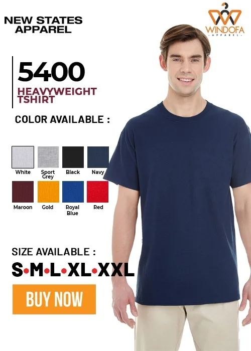 New States Apparel Heavyweight T-shirt 5400