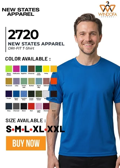 New States Apparel Dri-Fit T-shirt 2720