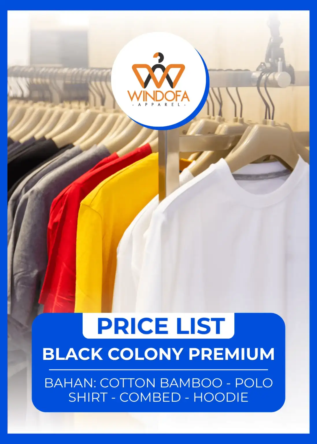 Pricelist Black Colony Premium